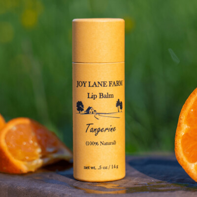 Compostable Beeswax Lip Balm Tangerine