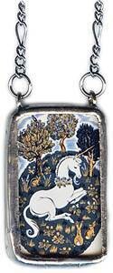 Unicorn &amp; Hare Necklace with chain
