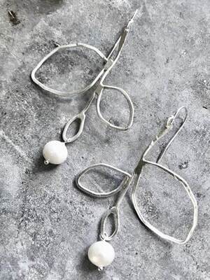 Delicate Silver Branch w/ Pearls Delicate Silver Branch w/ Pearls