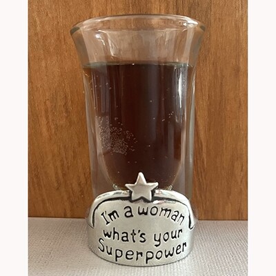 Superpower Shot Glass
