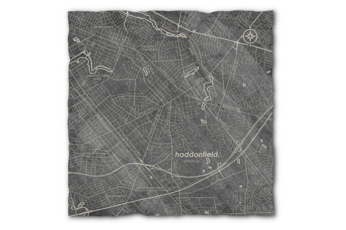Haddonfield Map Slate Server
