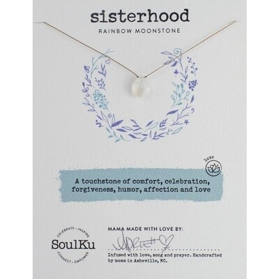 Moonstone Luxe Necklace for Sisterhood - OLOVE9