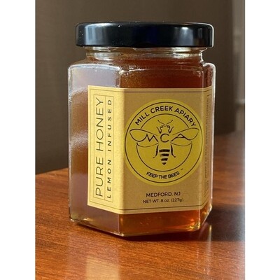 Lemon Infused Honey - 8 oz