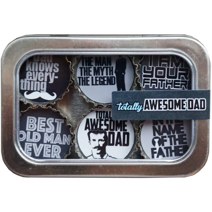 Totally Awesome Dad Magnet - Six Pack Totally Awesome Dad Magnet - Six Pack