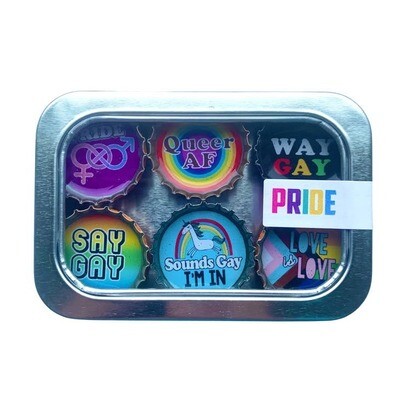 LGBTQ+ Pride Magnet - Six Pack LGBTQ+ Pride Magnet - Six Pack