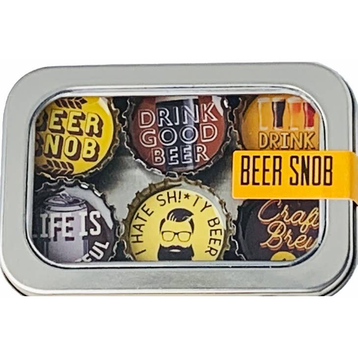 Beer Snob Magnet - Six Pack Beer Snob Magnet - Six Pack