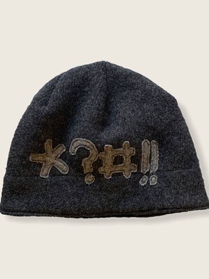 Wool Hat-Explative - Charcoal