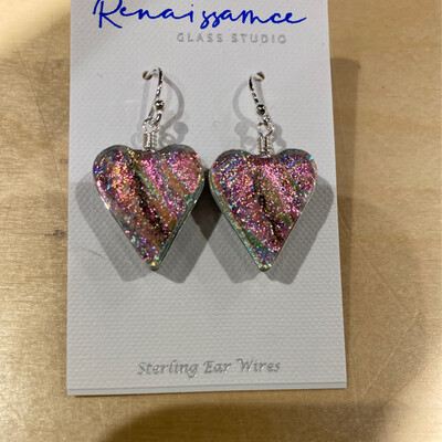 Heart Pink Earring