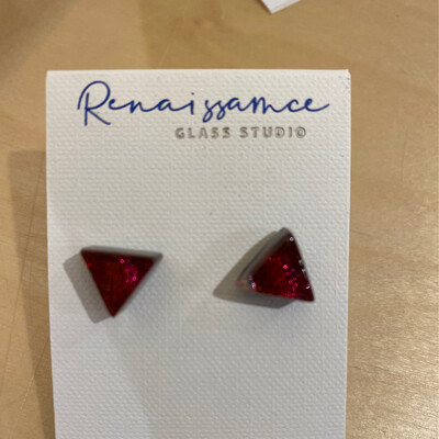 Triangle Post Cran Red