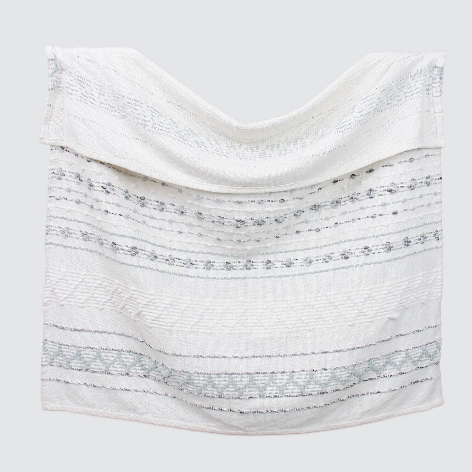 Natural Cotton & Acrylic Throw Natural Cotton & Acrylic Throw