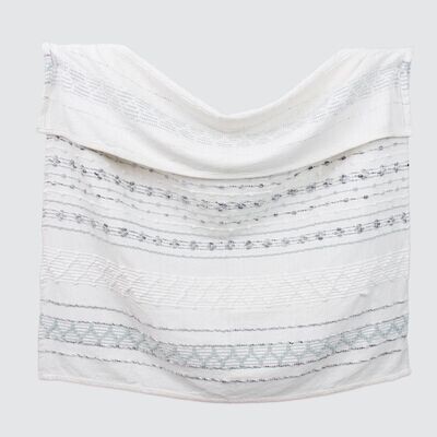 Natural Cotton & Acrylic Throw Natural Cotton & Acrylic Throw