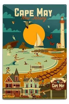 Cape May 12x18 Art Print
