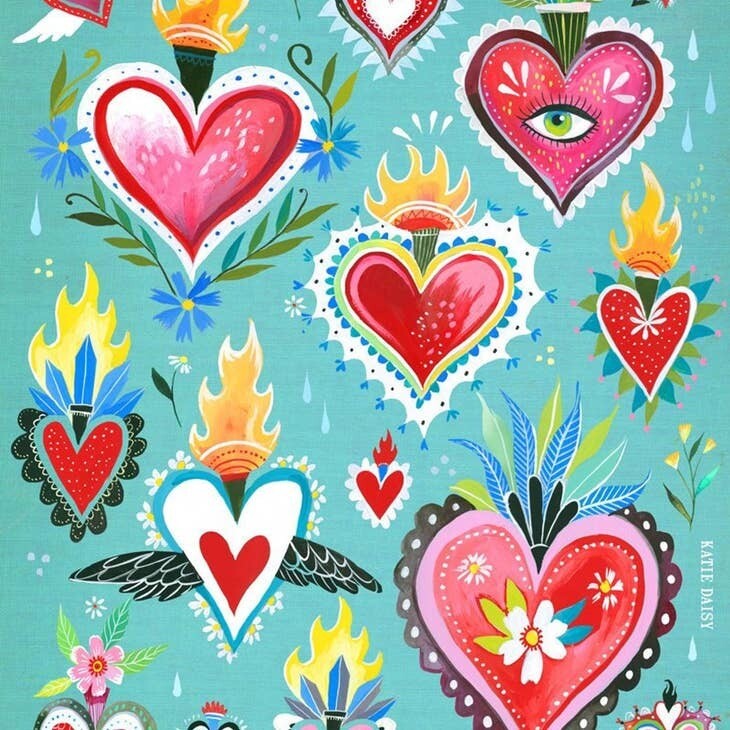 Hearts Aflame Print - 11 x 14