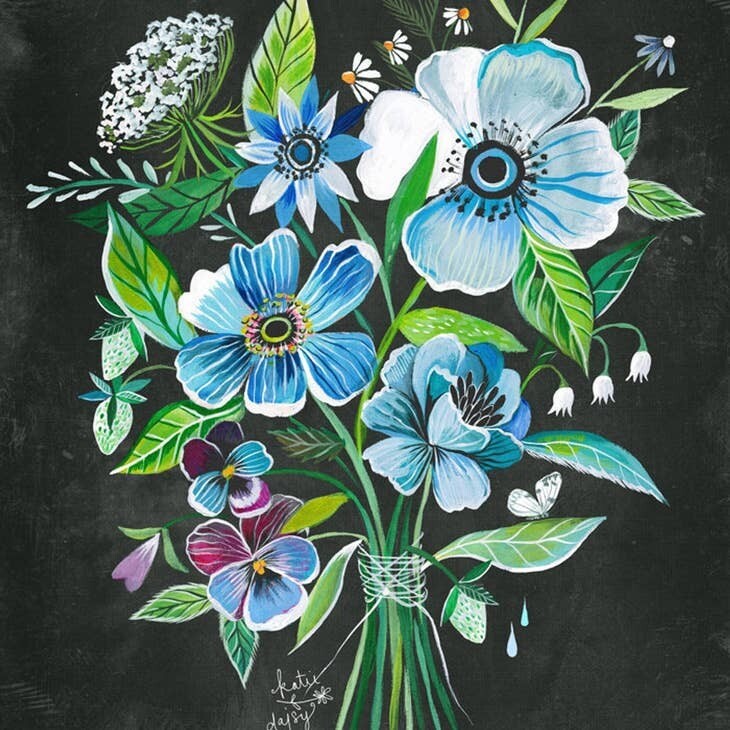 Twilight Bouquet Print - 8 x 10