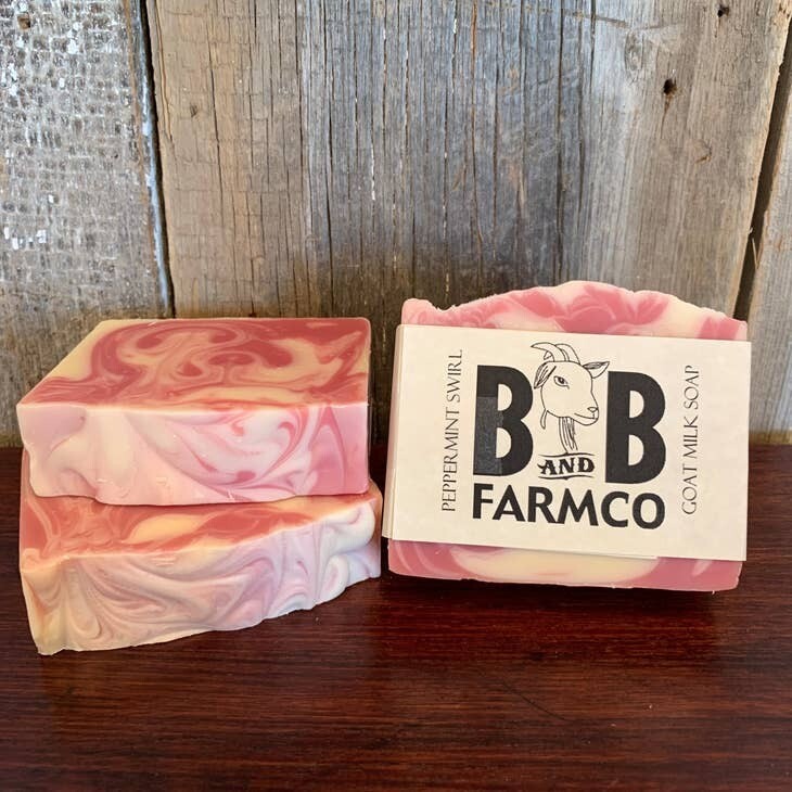 Peppermint Swirl Goat Milk Soap Peppermint Swirl Goat Milk Soap