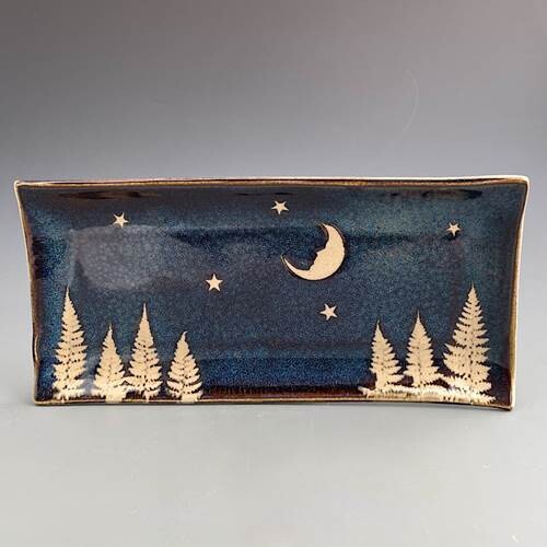 Med Rect Dark Moon and Star