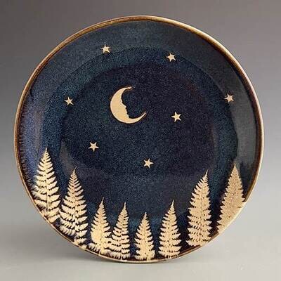 Large Plate-moon and star