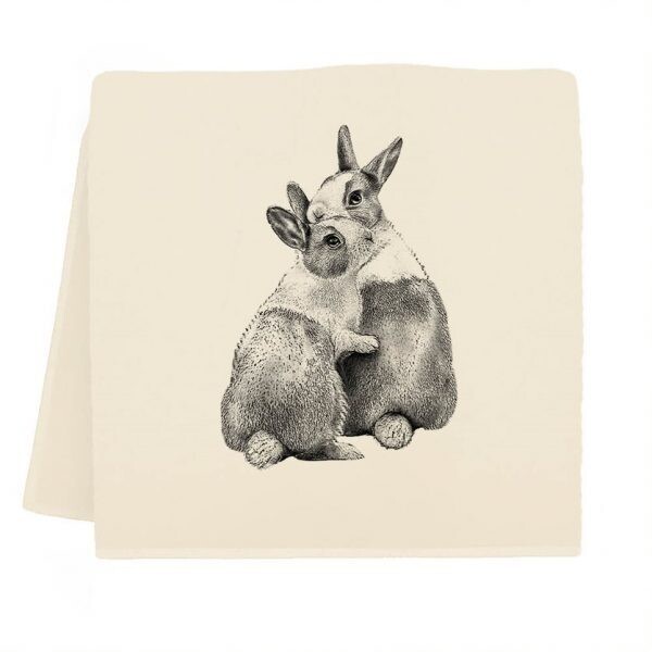 Love Bunnies Tea Towel