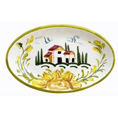 Tuscan Farm House Oval Bowl/Small Platter