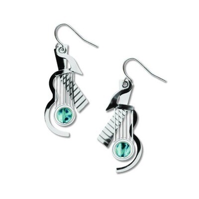 Cubist Guitar - Slate Blue Bead Cubist Guitar - Slate Blue Bead