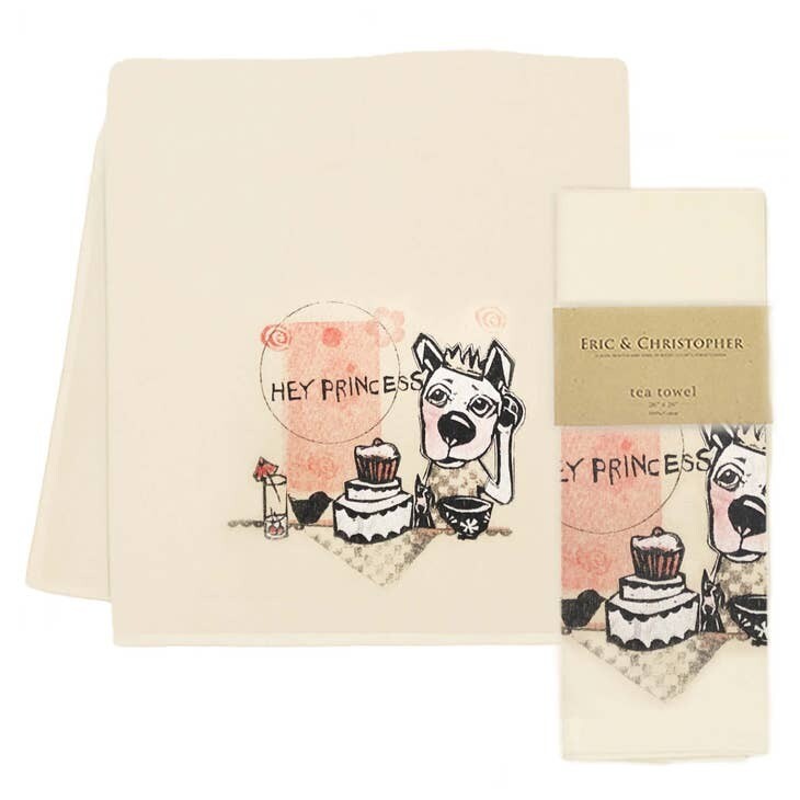 Hey Princess Tea Towel