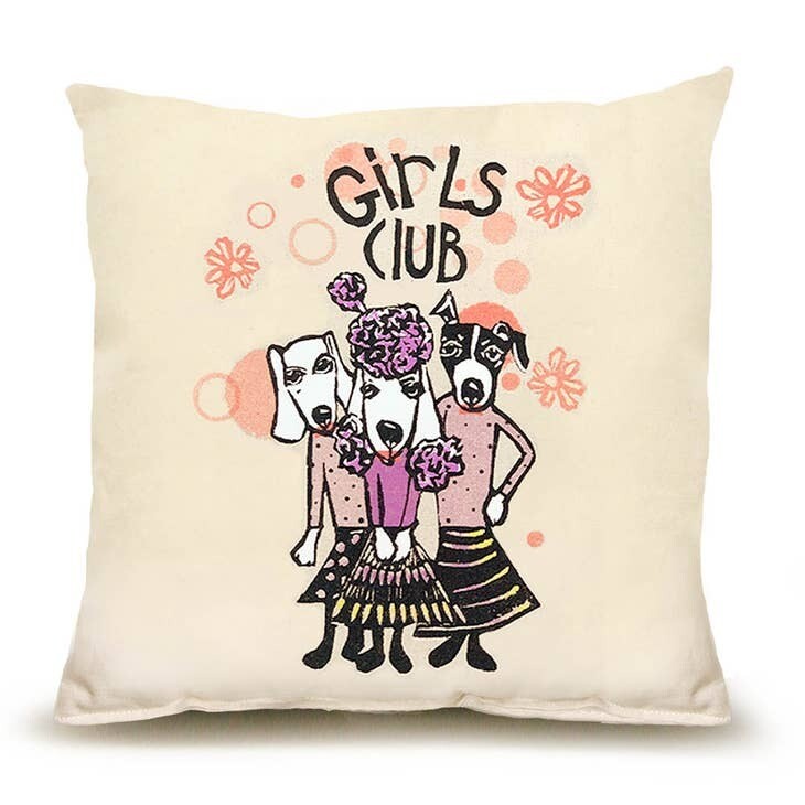 Girls Club 14 x 14 Pillow