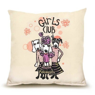 Girls Club 14 x 14 Pillow