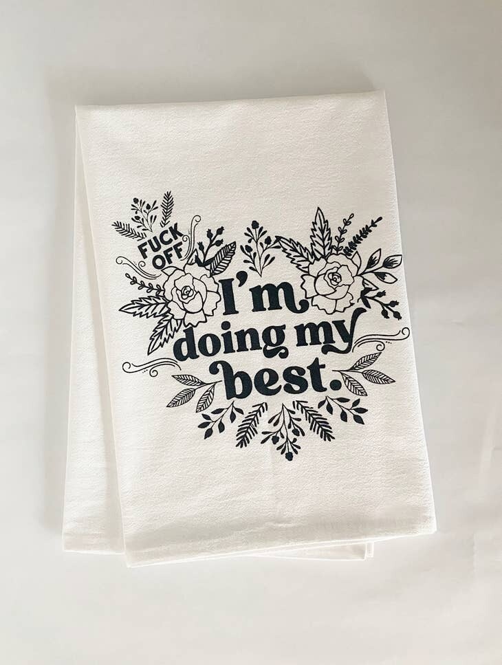 Doing My Best Kitchen Towel Doing My Best Kitchen Towel