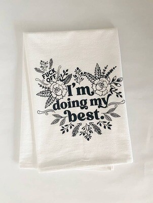 Doing My Best Kitchen Towel Doing My Best Kitchen Towel