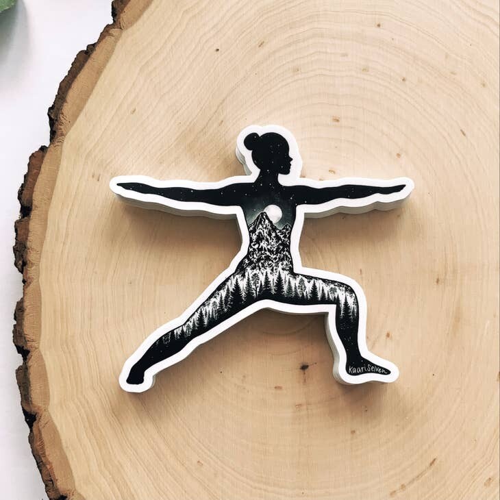 Yoga Pose I Vinyl Sticker