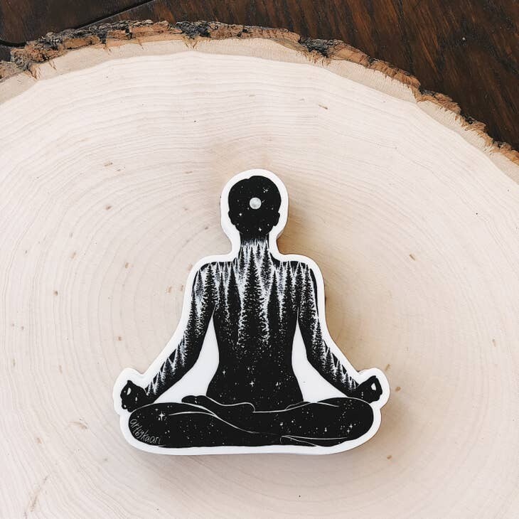 Grounded &amp; Growing Vinyl Sticker