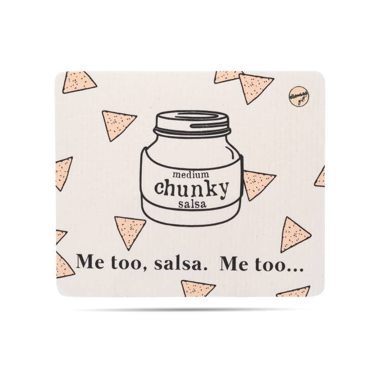 Me Too Salsa Me too Funny and Sassy Swedish Dishcloth