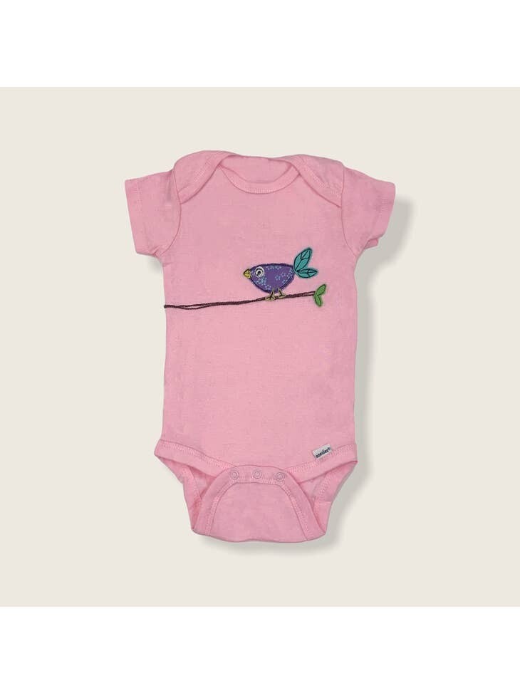 Cute Bird - Pink / 3-6 Month Onesie Cute Bird - Pink / 3-6 Month Onesie