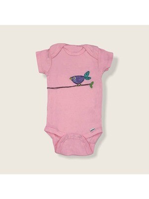 Cute Bird - Pink / 3-6 Month Onesie Cute Bird - Pink / 3-6 Month Onesie