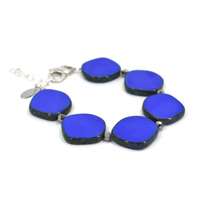 Bracelet Periwinkle Large Circle Bracelet Periwinkle Large Circle