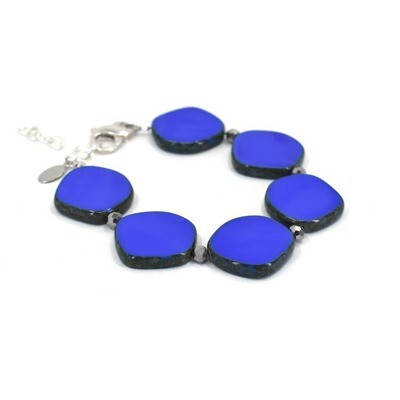 Bracelet Periwinkle Large Circle Bracelet Periwinkle Large Circle