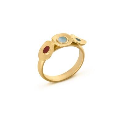 366123G-6 FAVORITA COLORS ring gold