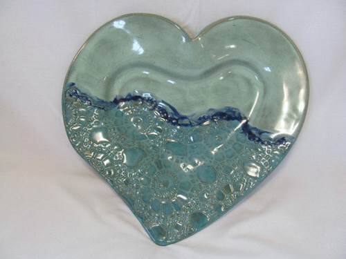Lg Heart Dish