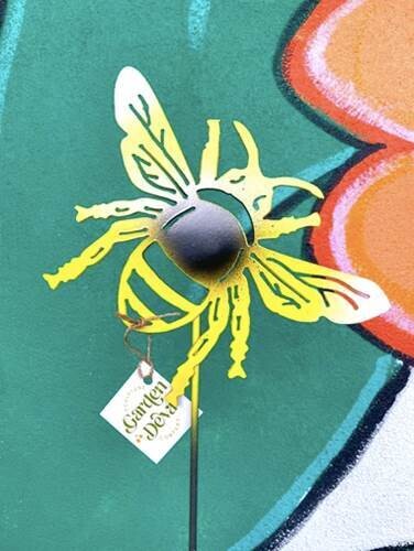 Bee Pole Painted