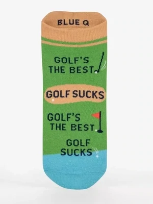 Golf Sucks SneakerSocksL/XL
