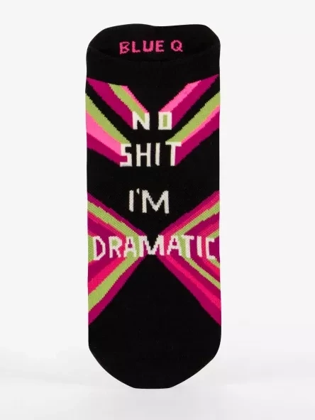 I&#39;m Dramatic SneakerSocks S/M
