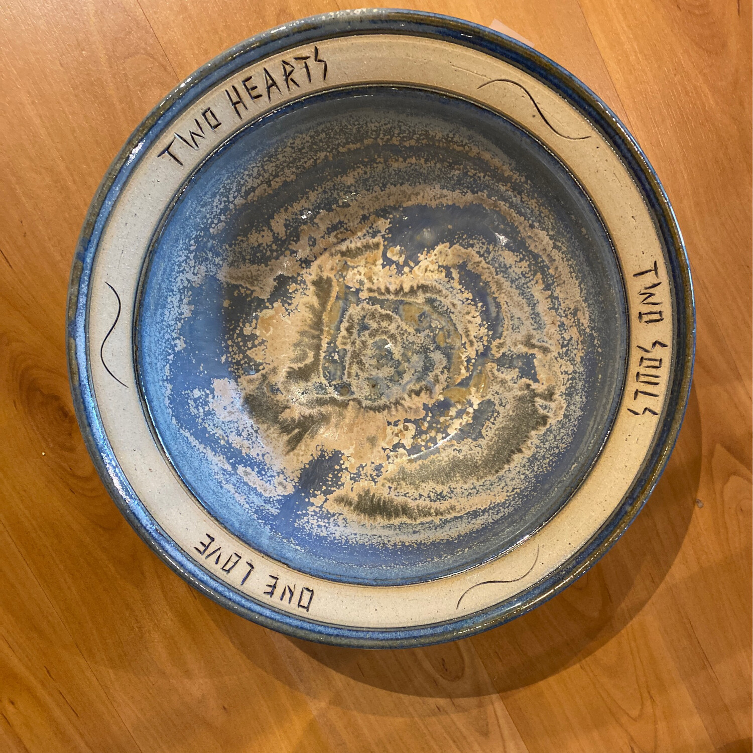 Two Hearts 10&quot; Dusty Blue