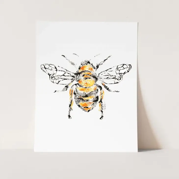 Honeybee Fine Art Print - 8x10