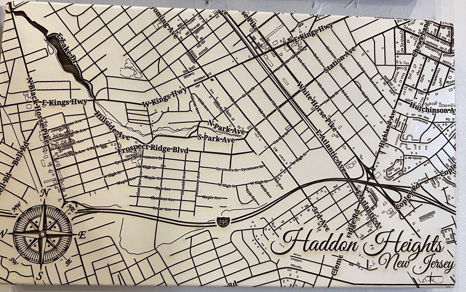 Haddon Heights Papier Blanc 7.25&quot; x 12&quot;