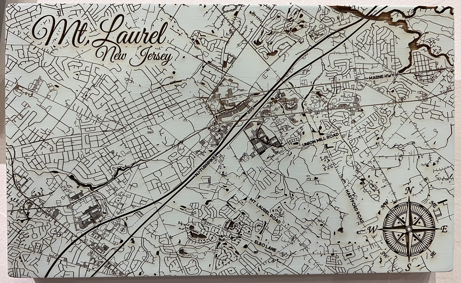 Mt Laurel Seaglass (7.25&quot; x 12&quot;)