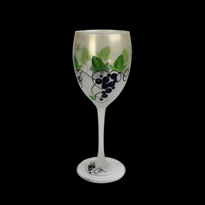 Napa Grapes &#39;n Vines Wine Glasses