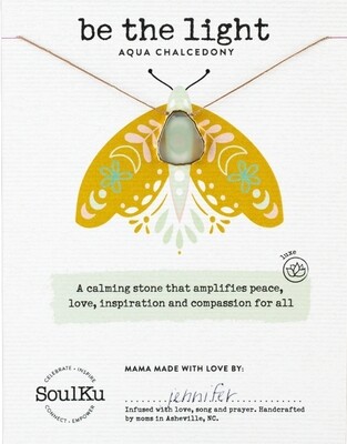 Aqua Chalcedony Alchemy Necklace for Be the Light