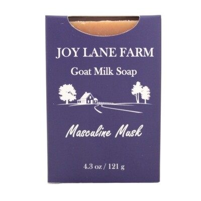 Masculine Musk Goat Milk Soap - 4.3 oz Masculine Musk Goat Milk Soap - 4.3 oz