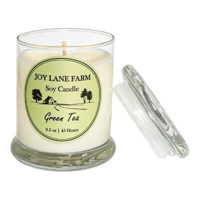 Green Tea - Non-toxic, Farmhouse, Country, Soy Candle - 9.5 oz