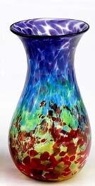 Small Rainbow Vase straight topped